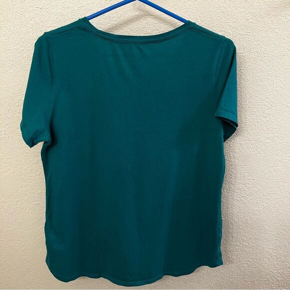 Old Navy Green Short Sleeve Tee Cozy Vibes Tee (Size Medium) - Picture 3 of 4